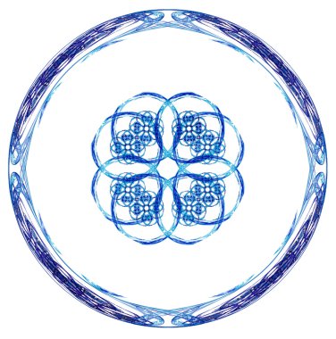 yaratıcı tasarım için 3D soyut fraktal resimde arka plan