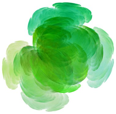 3D soyut fraktal gösterim amacıyla yaratıcı tasarım