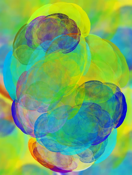 Ilustração fractal abstrato 3d para design criativo — Fotografia de Stock