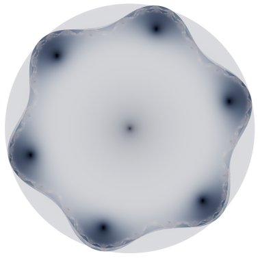 3D soyut fraktal gösterim amacıyla yaratıcı tasarım