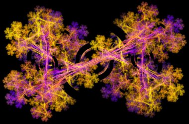 Yaratıcı tasarım için soyut fraktal çizim