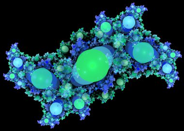 Yaratıcı tasarım için soyut fraktal çizim