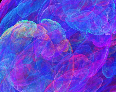 Yaratıcı tasarım için soyut fraktal çizim