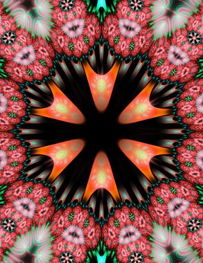 Yaratıcı tasarım için soyut fraktal arkaplan