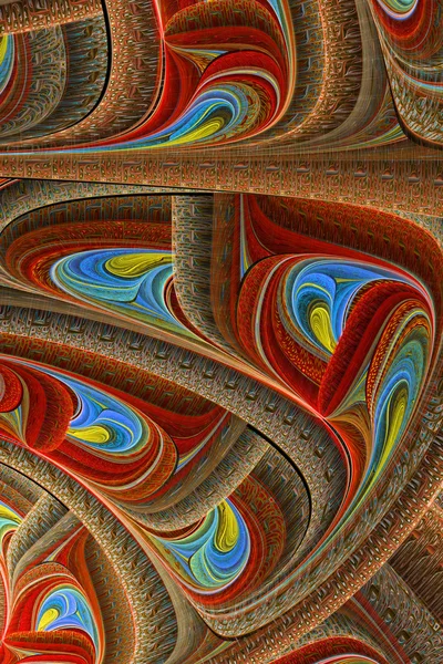 Fondo fractal abstracto para el diseño creativo — Foto de Stock