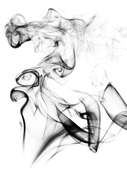 Rauch auf weißem Hintergrund abstrakte Kunst Textur Nebel. Element für kreatives Design — Stockfoto