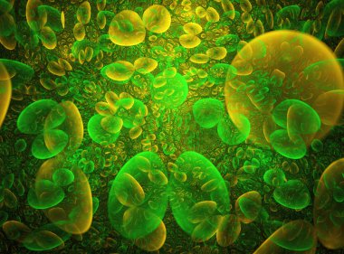 Yaratıcı tasarım için soyut fraktal arkaplan