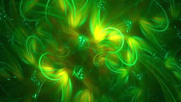 Abstract fractal background for creative design — Stock Video