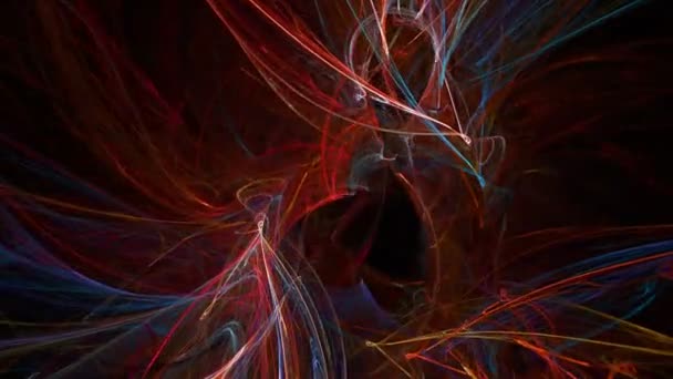 Abstract fractal background for creative design — Stock Video