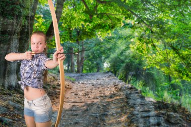 Parktaki eski taş patika.