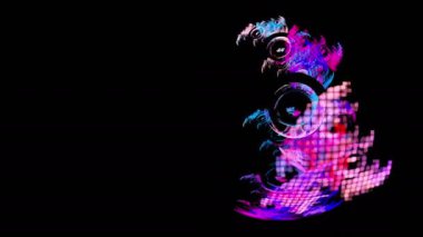 Yaratıcı tasarım için soyut fraktal arkaplan