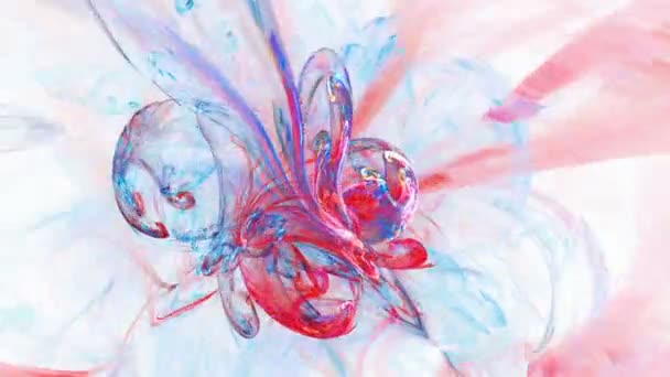 Abstracte fractal achtergrond voor creatief ontwerp — Stockvideo