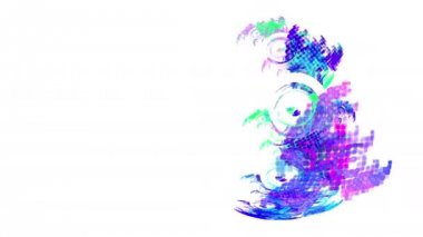 Yaratıcı tasarım için soyut fraktal arkaplan