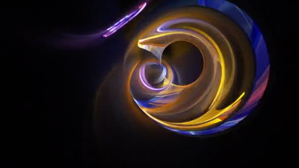 Fondo fractal abstracto para el diseño creativo — Vídeo de stock