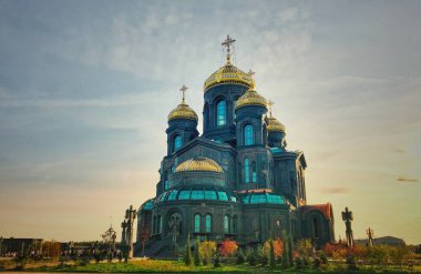 Moskova 'daki eski Rus kilisesi.