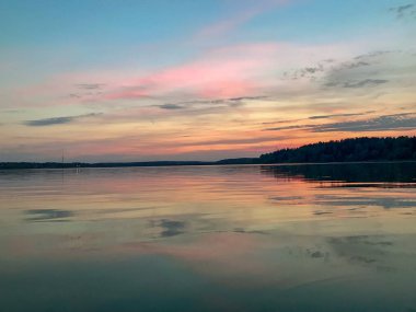 Sessiz bir eğlence için güzel doğal manzara 