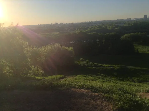 Gyönyörű Természeti Táj Egy Csendes Időtöltéshez — Stock Fotó