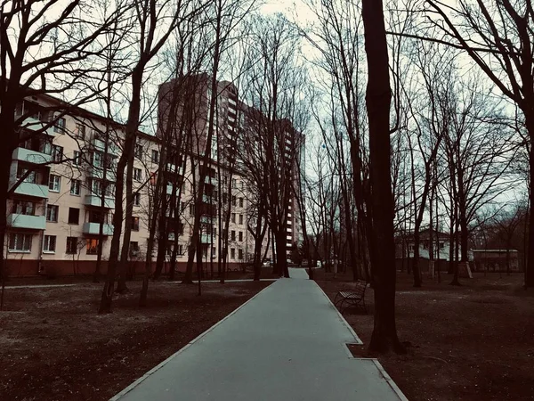 Vista Panorâmica Moscovo Prédios Históricos Centro Negócios Internacional — Fotografia de Stock