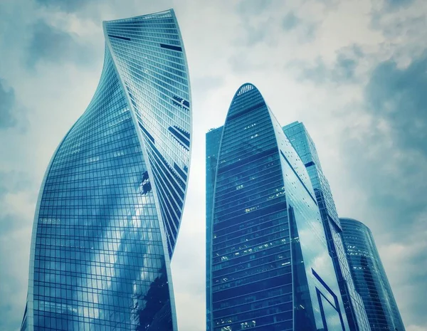 Панорама Москви Історичні Будівлі Міжнародний Бізнес Центр — стокове фото