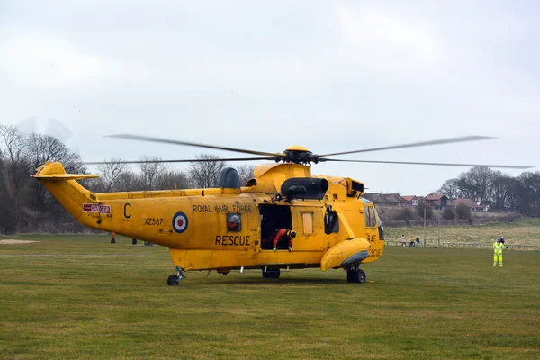 Helicóptero de búsqueda y rescate RAF — Foto de Stock