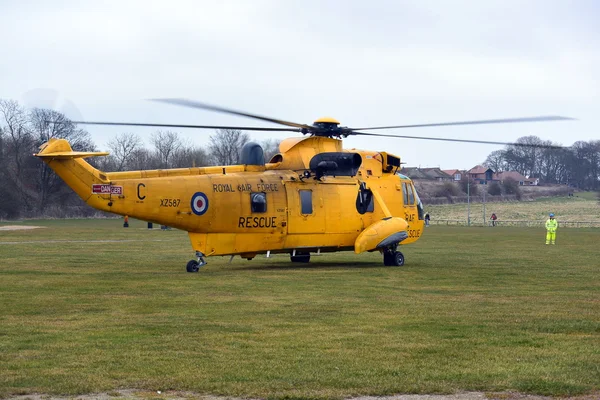 Helicóptero de búsqueda y rescate RAF — Foto de Stock