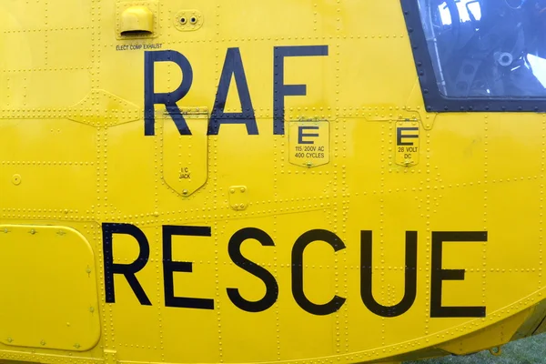 RAF Szukaj a Rescue helikoptera — Zdjęcie stockowe