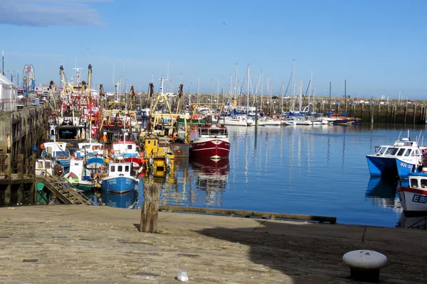 Verão em Scarborough Harbour — Fotografia de Stock