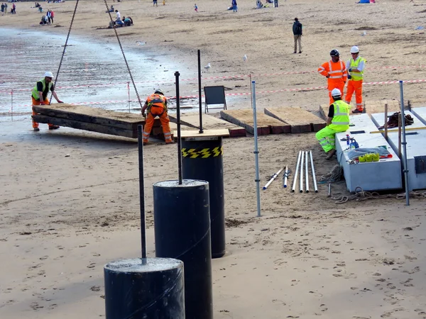 Scarborough deniz cephesinde inşaatı işi