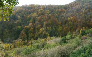 Dağ ve yeşil vadinin nefes kesici panoramik manzarası dokunulmamış doğanın ve dramatik manzaranın güzelliğini yakalıyor. Macera yolculuğu için mükemmel.