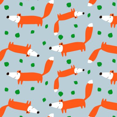 Komik tilkilerle kusursuz desen