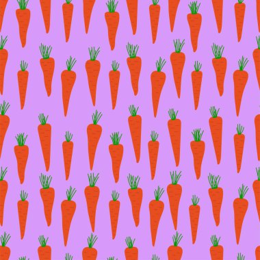 Havuçla kusursuz desen. Havuçlu vejetaryen arka planı