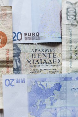 Yunan para, euro ile Drahmisi