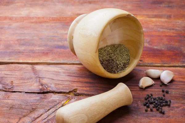 Baharat toz ve sarımsak 