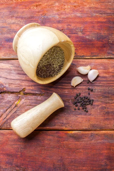 Baharat toz ve sarımsak 