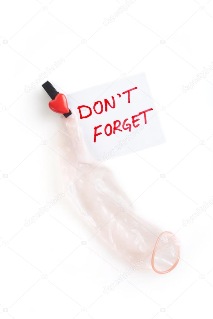 World AIDS Day, condom and reminder — Stock Photo © Nikodash 104152540