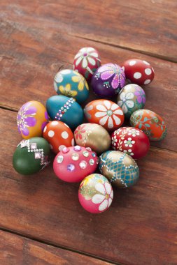 Renkli Paskalya yumurtaları 