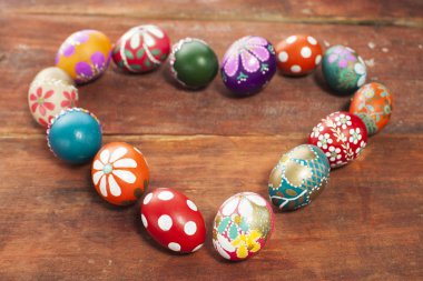 Renkli Paskalya yumurtaları 