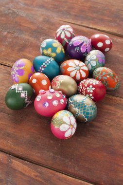 Renkli Paskalya yumurtaları 