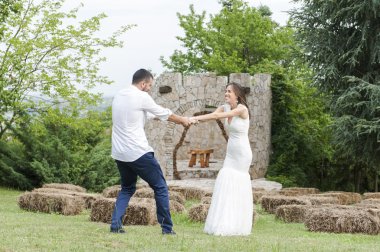 Gelin ve Damat Düğün üzerinde