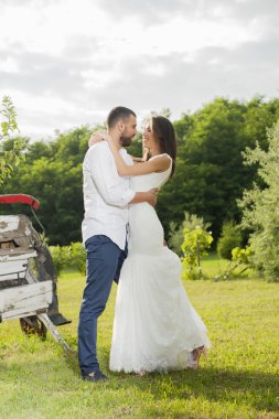 Gelin ve Damat Düğün üzerinde