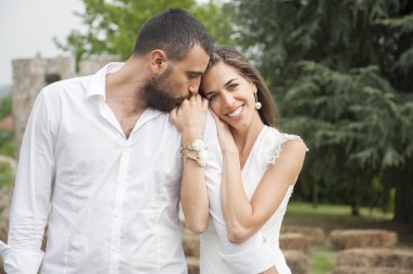 Gelin ve Damat Düğün üzerinde