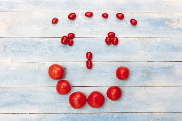 Rode biologische tomaten — Stockfoto