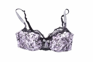 sutyen üzerine beyaz izole