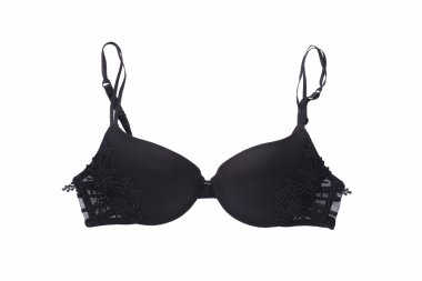 sutyen üzerine beyaz izole