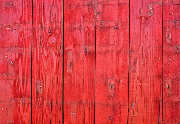 红色木板纹理 — 图库照片