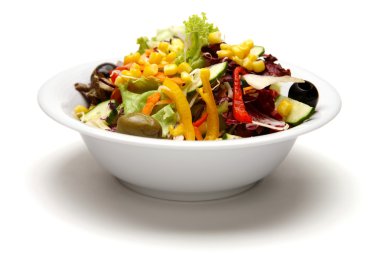 organik sebze salatası