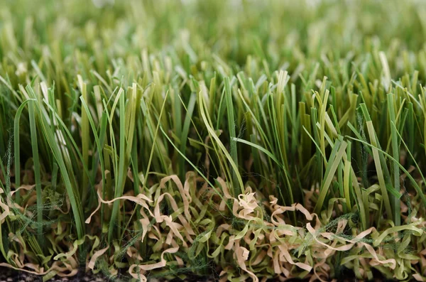 Zielona trawa sztuczna — Zdjęcie stockowe