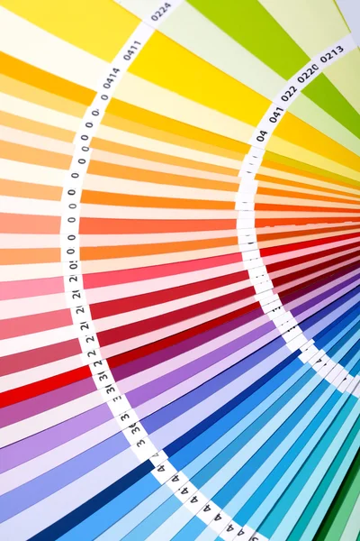 Przewodnik palety kolorów — Zdjęcie stockowe