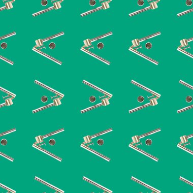 Sarımsak ezmesinin pürüzsüz deseni yeşil düzlükte izole edilmiş.