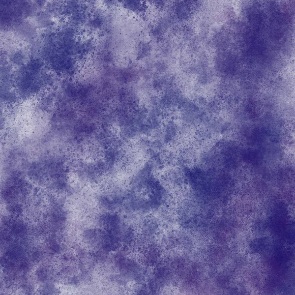 Fundo Aquarela Mista Azul Branco Cinza Roxo Padrão Multicolor — Fotografia de Stock